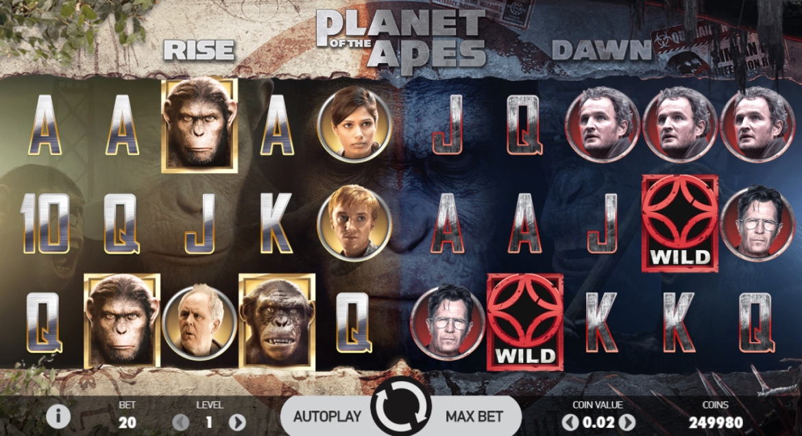 planet of the apes slot